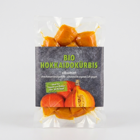 BIO Hokkaidokürbis vakuumiert